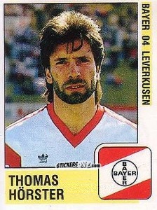 Cromo Thomas Hörster - German Football Bundesliga 1988-1989 - Panini