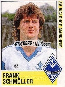 Cromo Frank Schmöller - German Football Bundesliga 1988-1989 - Panini