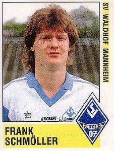 Cromo Frank Schmöller - German Football Bundesliga 1988-1989 - Panini