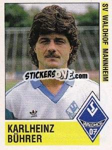 Figurina Karlheinz Bührer - German Football Bundesliga 1988-1989 - Panini