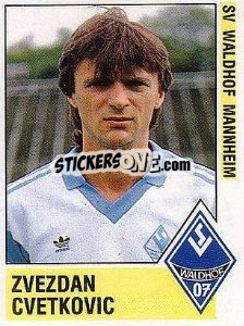 Sticker Zvezdan Cvetkovic - German Football Bundesliga 1988-1989 - Panini