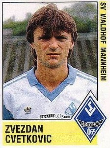 Figurina Zvezdan Cvetkovic - German Football Bundesliga 1988-1989 - Panini