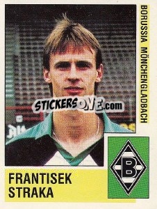 Cromo Frantisek Straka - German Football Bundesliga 1988-1989 - Panini
