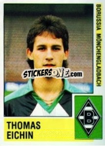 Cromo Thomas Eichin - German Football Bundesliga 1988-1989 - Panini