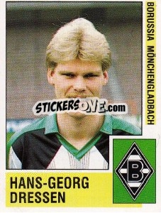 Cromo Hans-Georg Dressen - German Football Bundesliga 1988-1989 - Panini