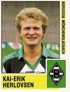 Sticker Kai-Erik Herlovsen - German Football Bundesliga 1988-1989 - Panini