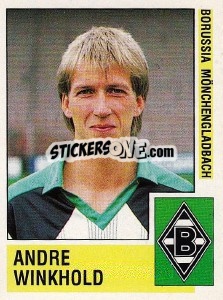 Sticker Andre Winkhold - German Football Bundesliga 1988-1989 - Panini