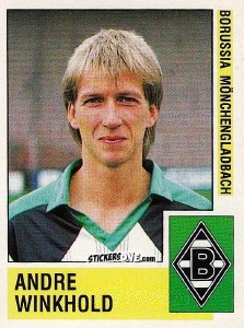 Cromo Andre Winkhold - German Football Bundesliga 1988-1989 - Panini