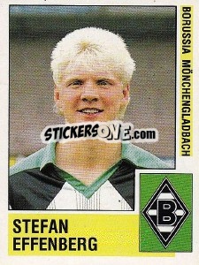 Sticker Stefan Effenberg - German Football Bundesliga 1988-1989 - Panini