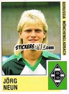 Sticker Jörg Neun - German Football Bundesliga 1988-1989 - Panini