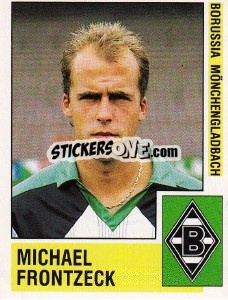 Cromo Michael Frontzeck - German Football Bundesliga 1988-1989 - Panini