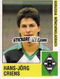 Cromo Hans-Jörg Criens - German Football Bundesliga 1988-1989 - Panini