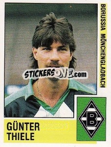 Sticker Günter Thiele - German Football Bundesliga 1988-1989 - Panini