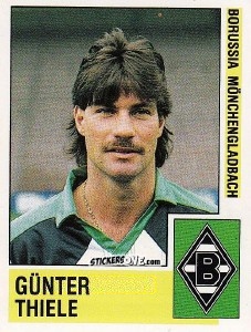 Cromo Günter Thiele - German Football Bundesliga 1988-1989 - Panini