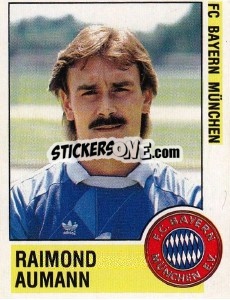 Sticker Raimond Aumann - German Football Bundesliga 1988-1989 - Panini