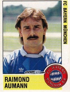 Sticker Raimond Aumann - German Football Bundesliga 1988-1989 - Panini