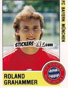 Cromo Roland Grahammer - German Football Bundesliga 1988-1989 - Panini