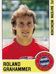 Cromo Roland Grahammer - German Football Bundesliga 1988-1989 - Panini