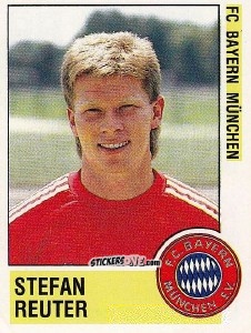 Figurina Stefan Reuter - German Football Bundesliga 1988-1989 - Panini