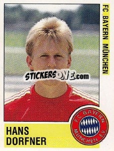 Cromo Hans Dorfner - German Football Bundesliga 1988-1989 - Panini