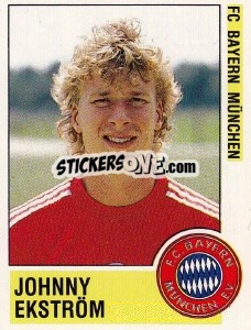 Sticker Johnny Eckström - German Football Bundesliga 1988-1989 - Panini