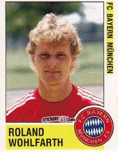 Sticker Roland Wohlfarth - German Football Bundesliga 1988-1989 - Panini