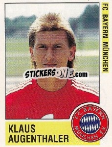 Cromo Klaus Augenthaler - German Football Bundesliga 1988-1989 - Panini