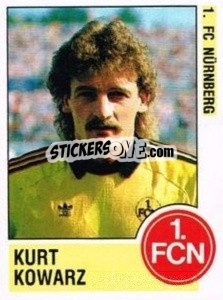 Figurina Kurt Kowarz - German Football Bundesliga 1988-1989 - Panini