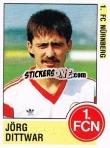 Figurina Jörg Dittwar - German Football Bundesliga 1988-1989 - Panini