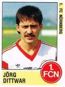 Figurina Jörg Dittwar - German Football Bundesliga 1988-1989 - Panini