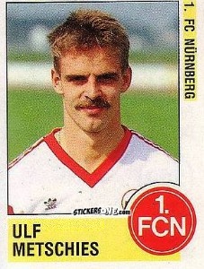 Cromo Ulf Metschies - German Football Bundesliga 1988-1989 - Panini