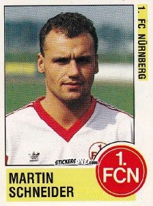 Figurina Martin Schneider - German Football Bundesliga 1988-1989 - Panini