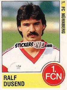 Sticker Ralf Dusend - German Football Bundesliga 1988-1989 - Panini
