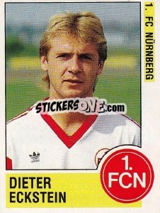 Sticker Dieter Eckstein - German Football Bundesliga 1988-1989 - Panini