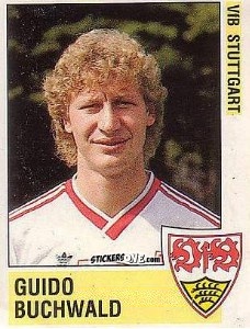 Sticker Guido Buchwald - German Football Bundesliga 1988-1989 n. 280 - Panini
