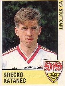 Sticker Srecko Katanec - German Football Bundesliga 1988-1989 n. 285 - Panini