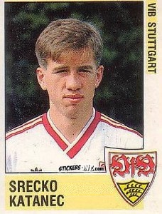 Cromo Srecko Katanec - German Football Bundesliga 1988-1989 - Panini