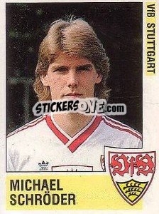 Figurina Michael Schröder - German Football Bundesliga 1988-1989 - Panini