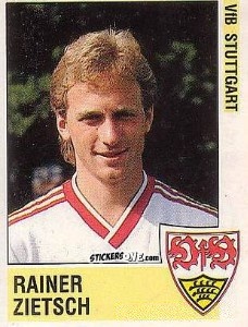 Sticker Rainer Zietsch - German Football Bundesliga 1988-1989 n. 290 - Panini