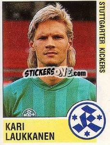 Cromo Kari Laukkanen - German Football Bundesliga 1988-1989 - Panini