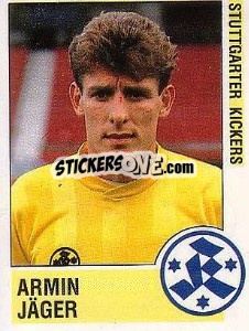 Sticker Armin Jäger - German Football Bundesliga 1988-1989 - Panini