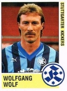 Figurina Wolfgang Wolf - German Football Bundesliga 1988-1989 - Panini