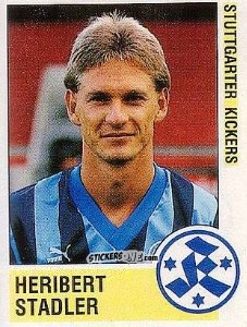 Sticker Heribert Stadler - German Football Bundesliga 1988-1989 - Panini