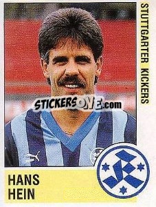 Cromo Hans Hein - German Football Bundesliga 1988-1989 - Panini