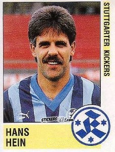 Figurina Hans Hein - German Football Bundesliga 1988-1989 - Panini