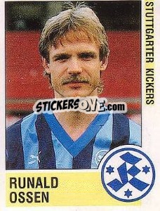 Figurina Runald Ossen - German Football Bundesliga 1988-1989 - Panini