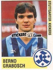 Figurina Bernd Grabosch - German Football Bundesliga 1988-1989 - Panini