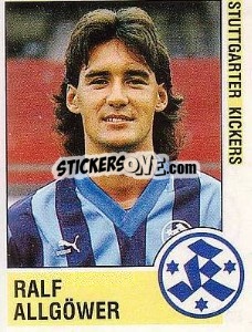 Cromo Ralf Allgöwer - German Football Bundesliga 1988-1989 - Panini