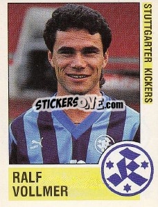 Cromo Ralf Vollmer - German Football Bundesliga 1988-1989 - Panini