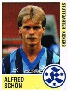 Cromo Alfred Schön - German Football Bundesliga 1988-1989 - Panini